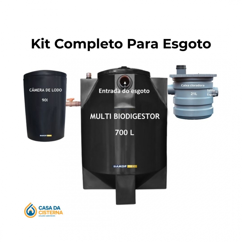 imagem Kit completo para esgoto
