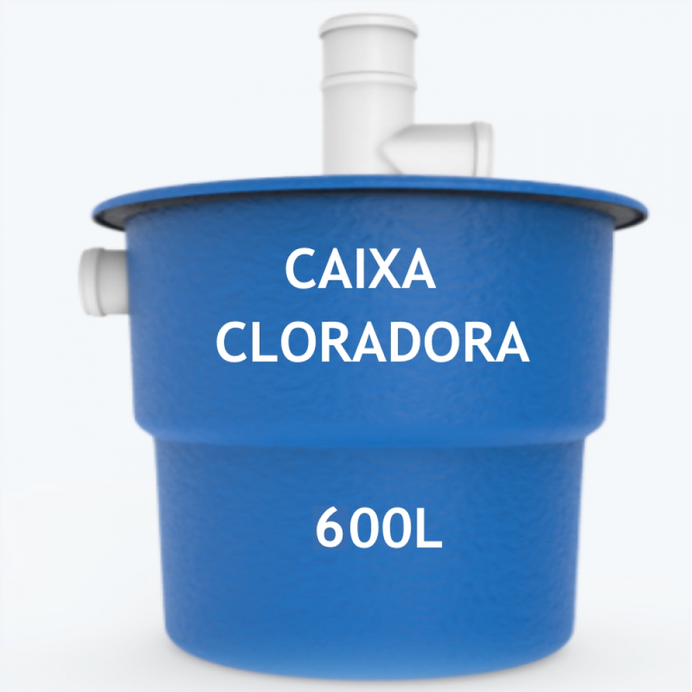 imagem Caixa cloradora 600L