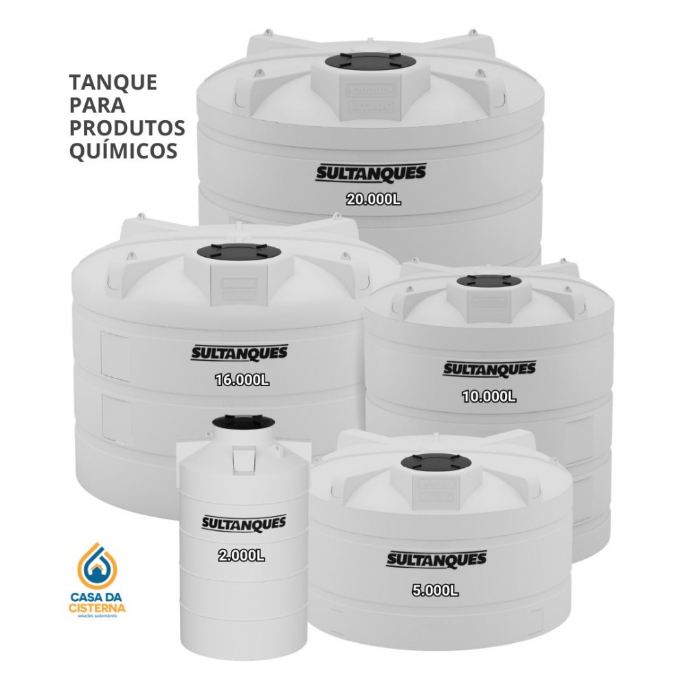 imagem Tanque para Produtos Químicos em Polietileno Especial Sultanques