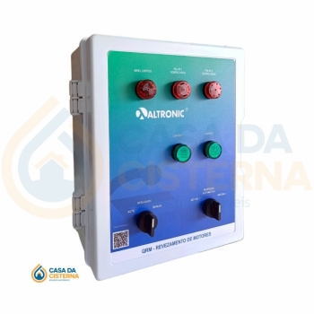 imagem Quadro de Comando Revezamento de Motores Altronic QRM05 220V (4-6A) 1CV