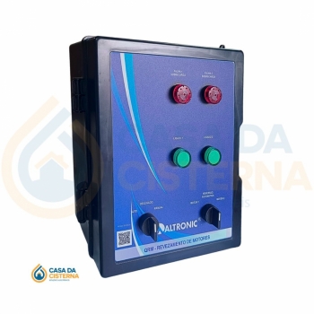 imagem Quadro de Comando Revezamento de Motores Altronic QRM06 220V (8-12,5A) 1.5/2CV C/ SSA
