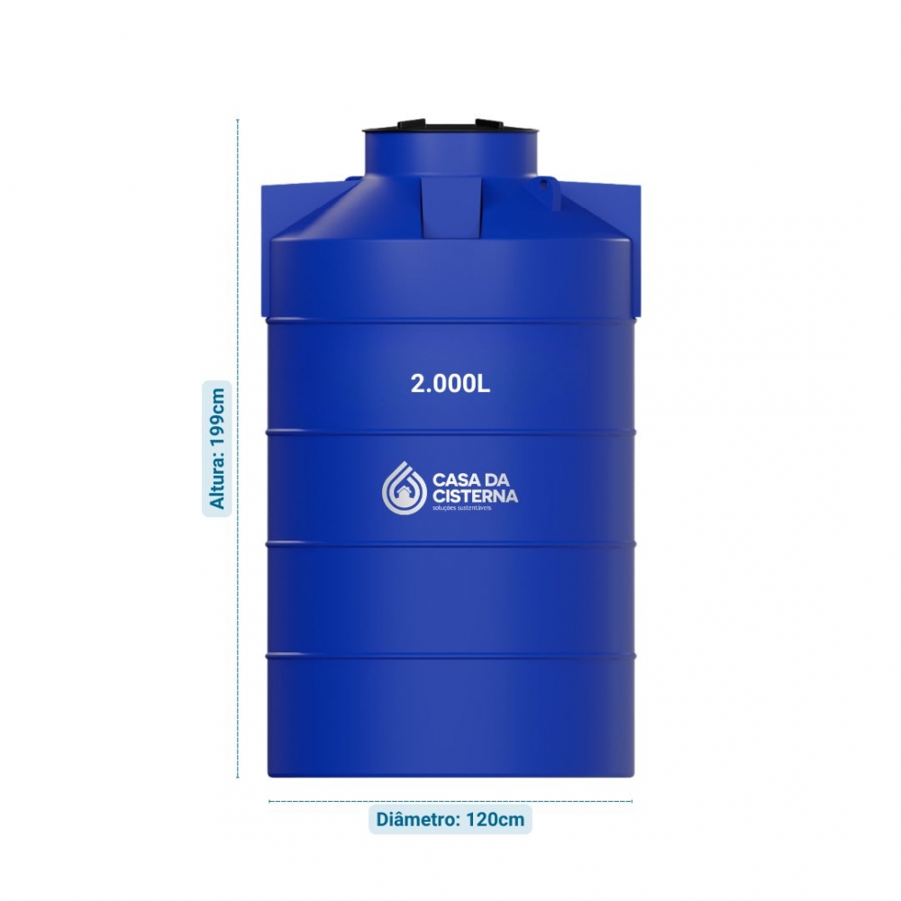 imagem Tanque Para Água Aparente ST 2.000L