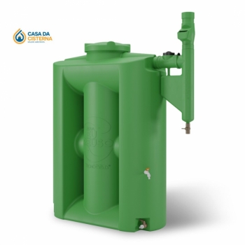 imagem Cisterna vertical modular 600L com filtro e clorador - Completa